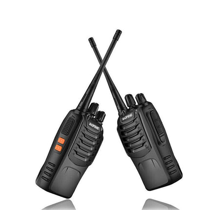 2~6X Bf-88E Two Way Radio Walkie Talkie Uhf 400-470Mhz Handheld + Earbuds - Aimall