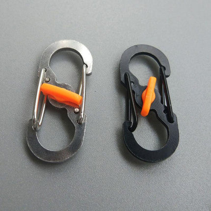 Aluminum S-biner Carabiner Keychain Clip Key Ring Snap Spring Hook Camping