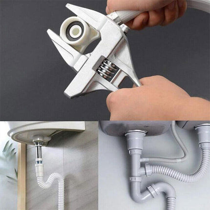 Wide Jaw Wrench Shifter Spanner 6-68Mm Adjustable Light Duty Key Hand Tool Light