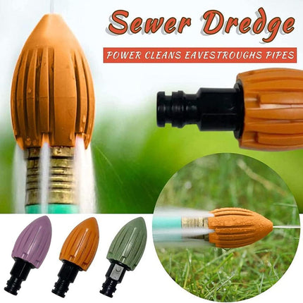High-Pressure Water Rocket Drain Pipe Cleaning Nozzle Tool for Home and Garden