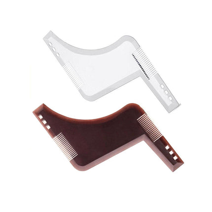 Beard Styling Shaping Template Comb Barber Tool Symmetry Trimming Shaper Stencil