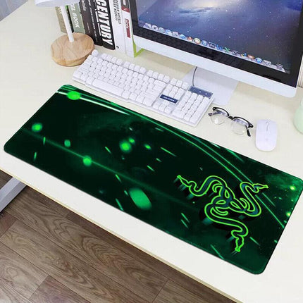 Gaming Keyboard and Mouse Pad Extended Desk Mat 800x300mm Non Slip Base