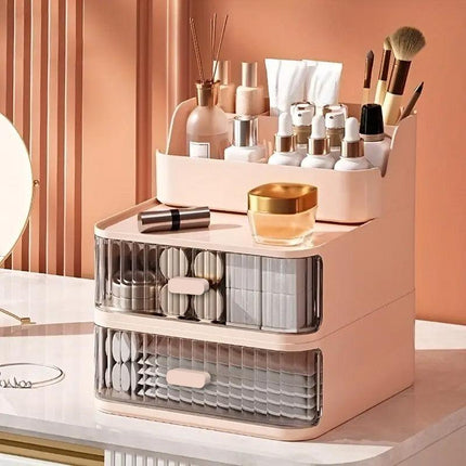 Drawer Storage Box Stationery Cosmetic Organizer Multi Purpose Desktop Holder
