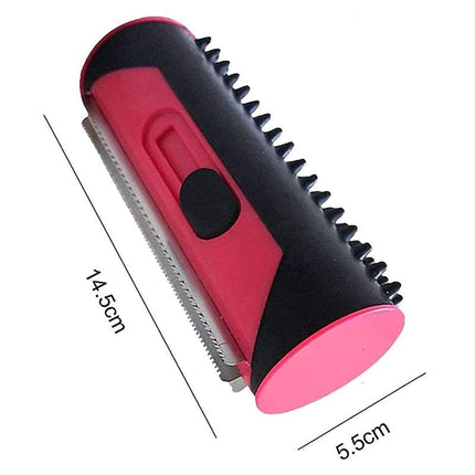 Pet Dog Cat Hair Fur Deshedding Shedding Trimmer Tool Grooming Roll Comb Brush