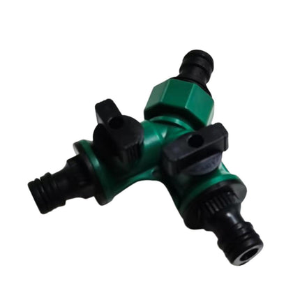 3PCS Versatile 2 Way Garden Hose Splitter Y Shape Water Pipe Connector Diverter