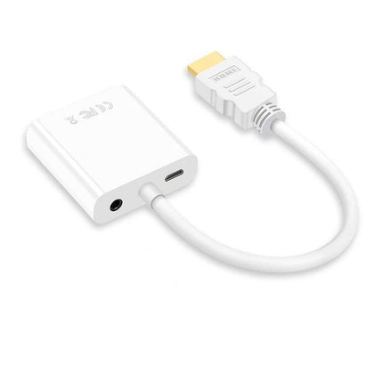 Jasoz 1080P Hdmi Male To Vga Female Video Adapter Cable Converter Chipset