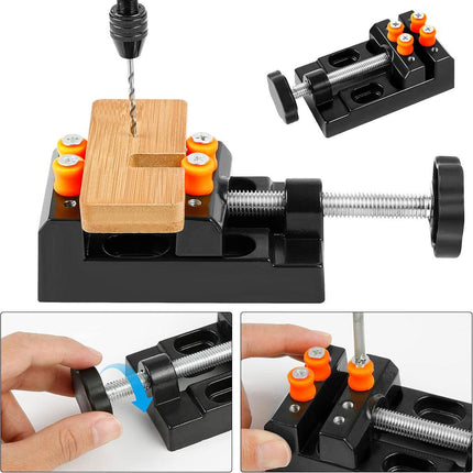 Mini Flat Clamp Table Jaw Bench Drill Press Vice Opening Parallel Vise DIY Tools