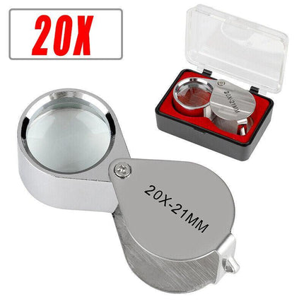 Loupe Magnifier Pocket Jewellers Eye Jewelry Magnifying Glass Jewelers