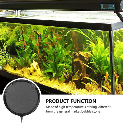 Air Bubble Disk Stone Aquarium Aerator Fish Tank Pump Hydroponics Oxygen
