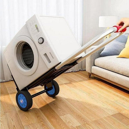 Folding Portable Shopping Cart Trolley Luggage Trolley for Travel Grocery Use