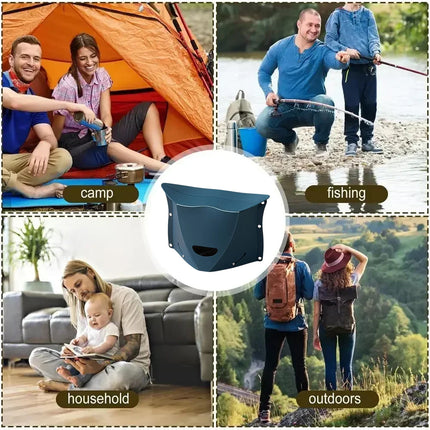Portable Outdoor Folding Stool Camping Fishing Chair Lightweight for Travel