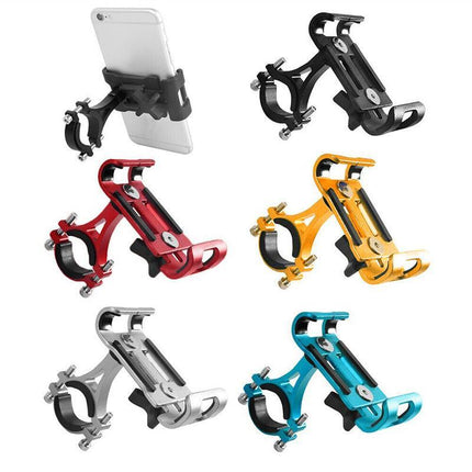 360° Rotate Aluminum Bike Bicycle Handlebar Mobile Phone Holder Mount Universal - Aimall