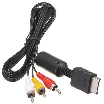 2x TV AV RCA Audio Video Cable for SONY Playstation 1 2 3 PS1 PS2 PS3 Lead Cord - Aimall