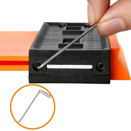 10" Shape Contour Duplicator Profile Tiling Gauge Laminate Tile Edge Shape AU - Aimall