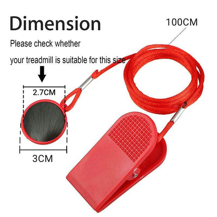 Treadmill Safety Safe Key Magnet Running Machine Magnetic Security Switch Lock - Aimall