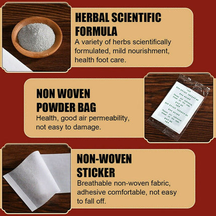 10-300 Ginger Herbal Detox Foot Patches for Slimming & Cleansing