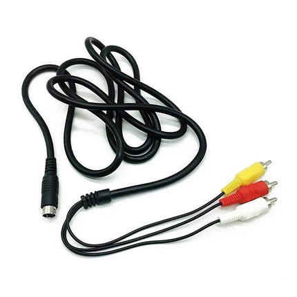 TV AV RCA Audio Video Cable Lead Cord Adapter for SEGA Mega Drive 2 3 Console - Aimall