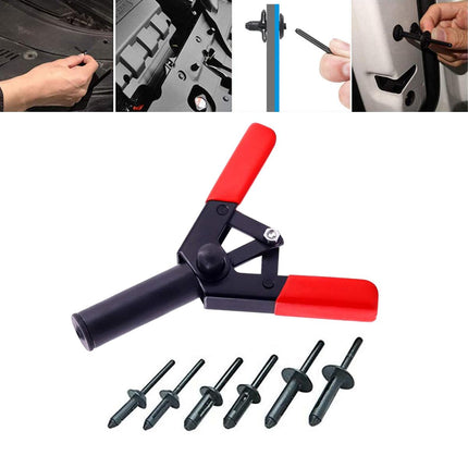 41 Piece Plastic Rivet Tool Set Quick Release Polyethylene Riveting Kit