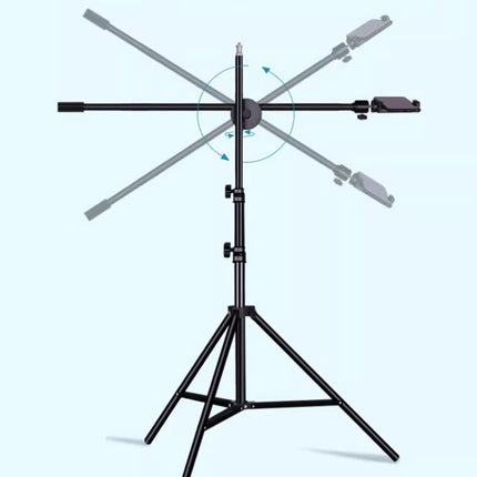 Floor Standing Phone Overhead Photograph Tripod Adjustable Stable 360 Rotate