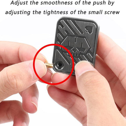 Magnetic Fidget Spinner Pop Coin Stress Relief Toy Three-Layer Sound Wave Design