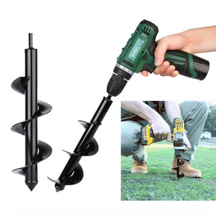 Power Garden Spiral Plant Auger Earth Planter Drill Bit Post Hole Digger Tool Au