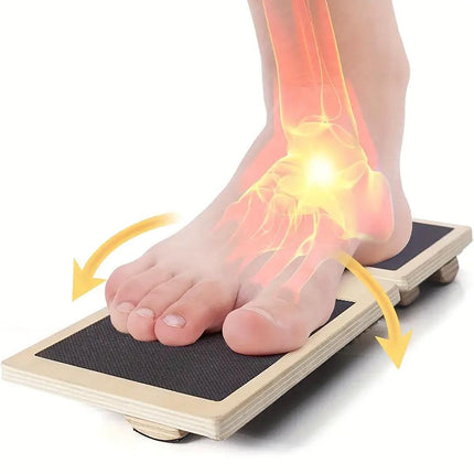 Wooden Yoga Foot Stretching Balance Board Training New Ballet Single Leg Balance