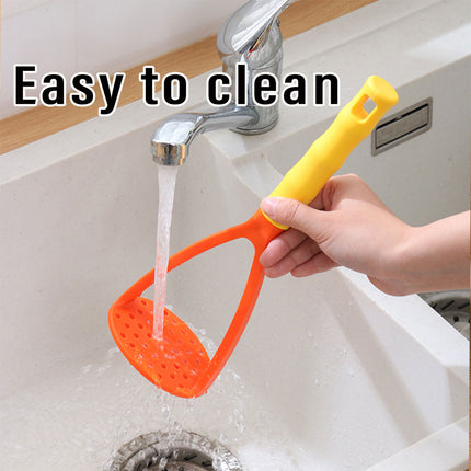 2pcs Household Mud Press Potato Masher Pumpkin Hammer Kitchen Mash Tool Set