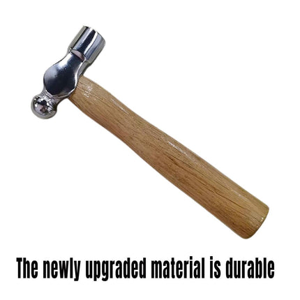 Mini Round Wooden Handle Hammer Practical Small Hand Tool for DIY and Crafts
