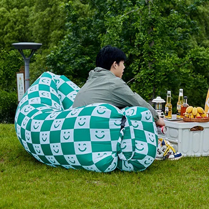 Music Festival Inflatable Sofa Outdoor Picnic Portable Air Lounger Waterproof