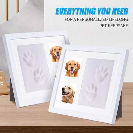 Keepsake DIY Handprint Footprint Photo Frame Kit for Pets or Memories