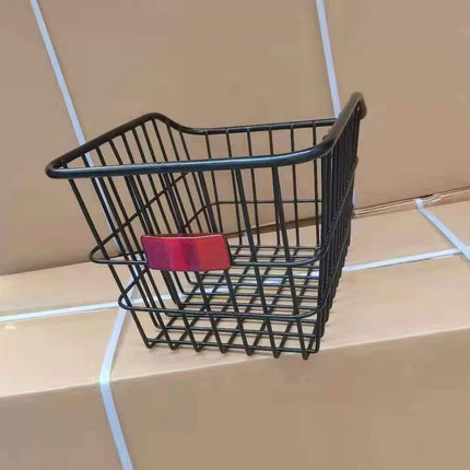 Bike Rear Basket Bicycle Back Schoolbag Holder Rear Mounted Bike Storage Carrier