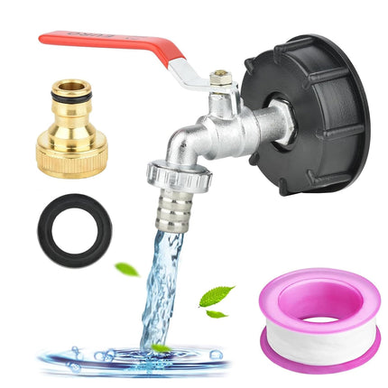 Water Tank Adapter Connector Hose Pipe Fitting Garden Tap Fuel Converter Use