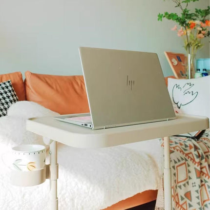 Adjustable Mobile Laptop Desk Computer Table Stand Portable Bedside Study Desk