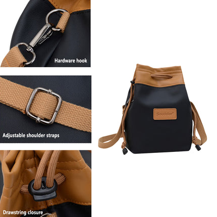 Waterproof Camera Shoulder Bag Lens Storage Case DSLR Mirrorless Travel Pouch