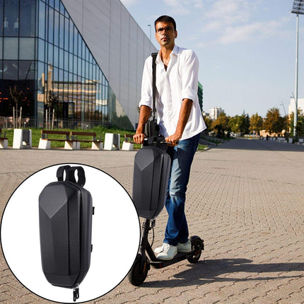 Large Electric Scooter Bag Hard Shell Pouch Front Storage Waterproof Scooter