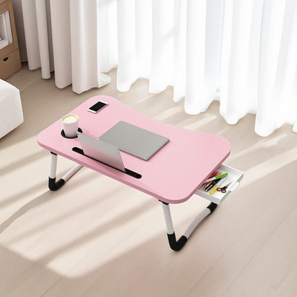 Folding Bed Desk Floor Computer Small Table Portable Adjustable Sturdy Durable