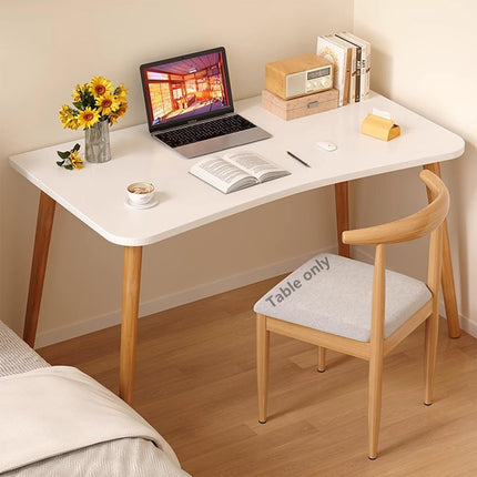 Rectangular Desktop Computer Desk Office Table Sturdy Space-Saving Home Office