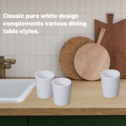 10PCS Shatterproof Coffee Tumbler Mug Insulated Melamine Cup for Home Outdoor