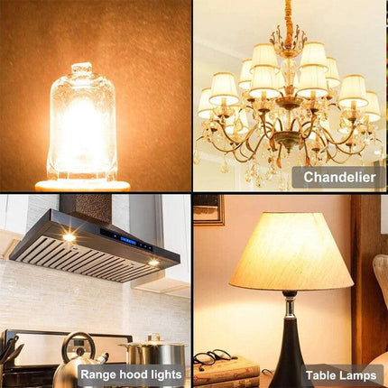 2/4x G9 Halogen 25W Warm White Light Bulb Globe 230V Oven Microwave - Aimall