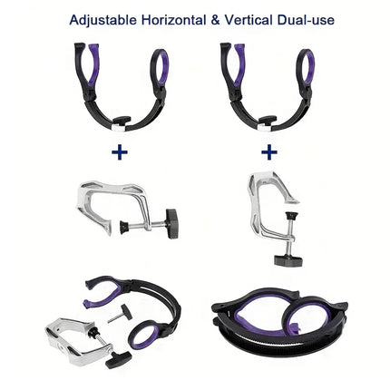 Adjustable Boat Fishing Rod Holder Clamp-on Pole Bracket Pod Rest Fishing Stand