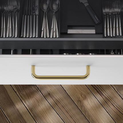 Cabinet Handles Modern Simple Drawer Pulls Silver Gold Vintage Long Door Handles
