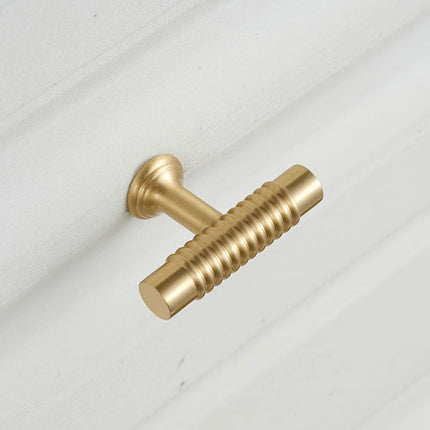 6 Sizes Gold Cabinet Door Handle Light Luxury Bronze Pull for Wardrobe Drawer