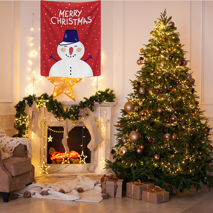 Christmas Line Hanging Cloth Bed Hanging Cloth Background Wall Cloth 100x70cm