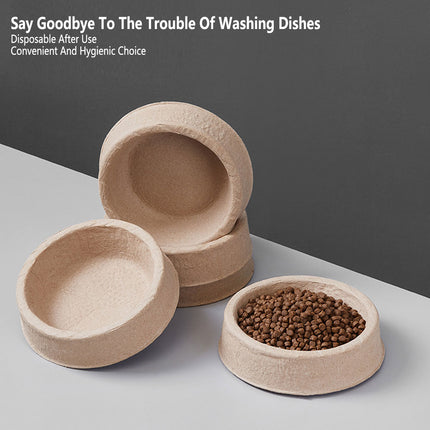 5/10PCS Portable Cat Litter Box Disposable Travel Pet Food Bowl Tray for Outdoor