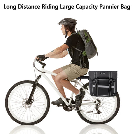 Waterproof Bike Bicycle Rear Rack Pannier Bag Seat Saddle Carry Bags Carrier