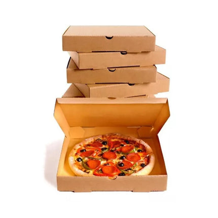 50pcs 12 Inch Pizza Boxes Disposable Cardboard Takeaway Packaging Storage Boxes
