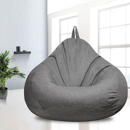 Large Bean Bag Chair Sofa Cover in Grey with Durable Fabric 120×100cm