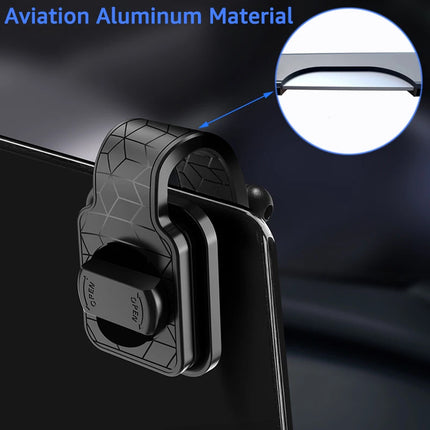 Car Phone Holder Foldable Suction Mount Detachable Base for Dashboard Windshield