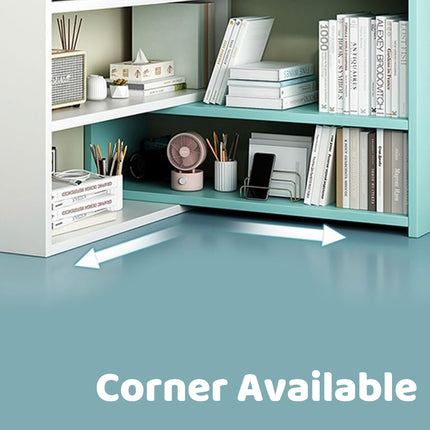 Desktop Multi Layer Shelf Bookcase Desk Storage Rack Space Saving Durable