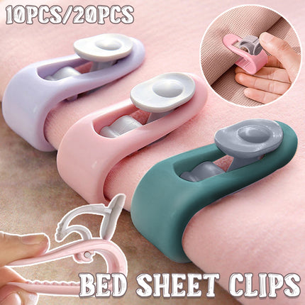 10/20pcs Quilt Retainer Cover Clips Invisible Needle-Free Thumb Buckle Bedding